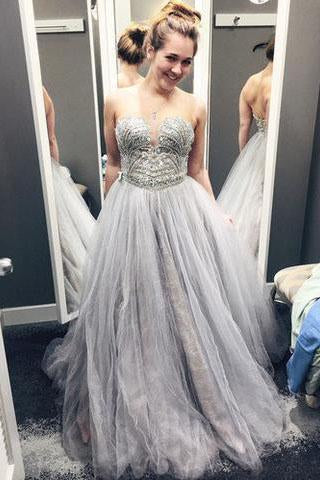 Beading Real Made Prom Dresses Long Evening Dresses Prom Dresses On Sale S220