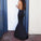 Sexy black long prom dress slim Backless Cross evening gown formal Dress WK90
