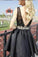 Black Lace Deep V-neck Backless Beading Short Homecoming Cocktail Dress WK672