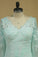 V Neck 3/4 Length Sleeves Mother Of The Bride Dresses Chiffon With Applique