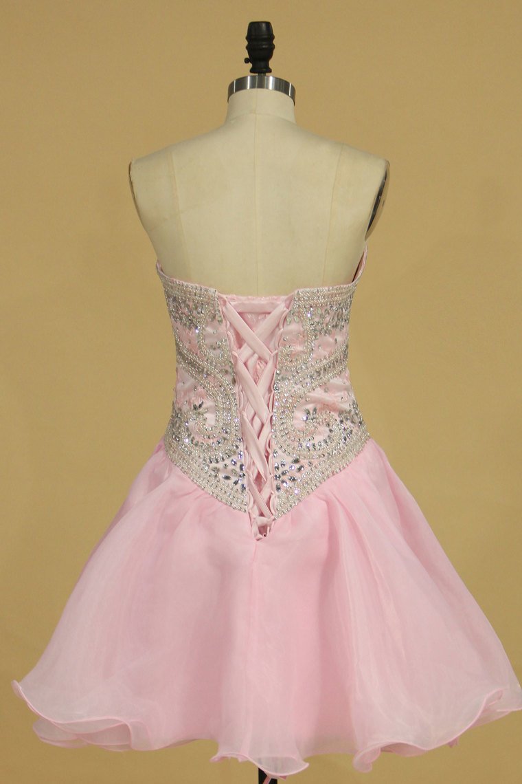 Sweetheart With Beads And Applique Quinceanera Dresses Organza Court Train Detachable