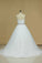 Tulle Sweetheart With Ruffles And Beads A Line Wedding Dress