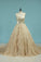 Sweetheart Ruched Bodice Wedding Dresses A Line With Applique Court Train