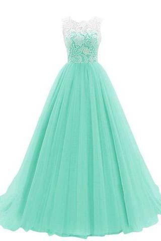 Women's Ruched Sleeveless Lace Long Prom Dresses Prom Gown Prom Dresses WK767