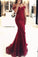 Off The Shoulder Prom Dresses Mermaid Tulle With Applique And Beadings Covered Button