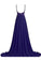 Prom Dresses Chiffon with Straps Beaded Bodice Evening Dress WK215