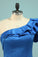 One Shoulder Pleated Neckline Column Satin Prom Dress Short/Mini Elegant