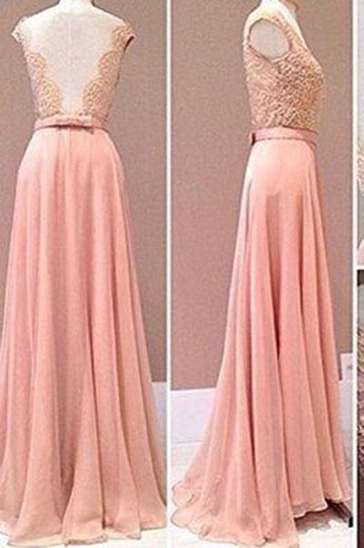 Sweetheart Lace Backless with Open Backs Formal Gown Backless Evening Gowns For Teens WK140