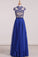 Chiffon Scoop A Line Cap Sleeves With Beading Prom Dresses