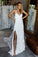 Spaghetti Straps Ivory Lace Open Back Long Wedding Dresses Elegant Beach Wedding Dresses