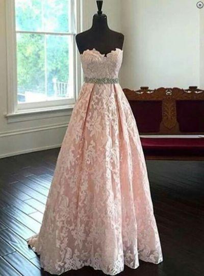 Charming Prom Dress Sweetheart Prom Dress Appliques Prom Dress A-Line Prom Dress P784