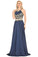Scoop Prom Dresses A Line Chiffon With Beading&Appliques