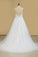 Organza Halter Open Back With Applique Wedding Dresses A Line