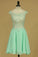 Homecoming Dresses A Line Scoop Chiffon With Applique And Beads
