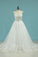 2022 A Line Open Back V Neck Wedding Dresses Tulle With Applique And Beading Chapel Train