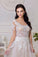 A Line Half Sleeve Lace Appliques Wedding Dresses Sweetheart Wedding Gowns WK504