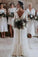 A line Long Sleeve Deep V Neck Lace Backless Wedding Dresses Long Bridal Dresses WK558