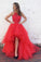 Ball Gown Halter High Low Prom Dresses Beading Asymmetrical Tulle Evening Dresses WK501
