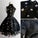 Chic A Line High Neck Black Straps Short Prom Dresses Cute Homecoming Dresses H1039