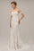 Chic Ivory Lace Mermaid Beach Wedding Dresses Sweetheart Rustic Boho Wedding Dresses W1054