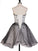 Romantic A Line Sweetheart Open Back Beaded Tulle Short Homecoming Dresses WK935