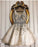 Spaghetti Straps Tulle Beads Deep V Neck Homecoming Dresses V Back Short Prom Dress H1166