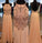 A-line Spaghetti Straps Sleeveless Backless Chiffon Long Orange Halter Beads Prom Dresses WK06