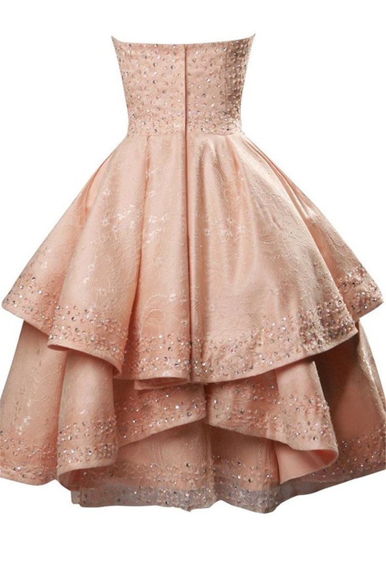 New Arrival Prom Dresses A Line Sweetheart Lace With Beading