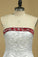 Hot Selling Wedding Dresses A Line Strapless Sweep/Brush Train Satin