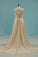V Neck Wedding Dresses A Line Chiffon With Beads And Embroidery