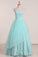 Prom Dresses Sweetheart Tulle With Applique And Beading A Line