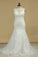 Tulle Scoop With Applique Mermaid Court Train Wedding Dresses