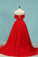 Off The Shoulder A Line Prom Dresses Tulle With Pearls