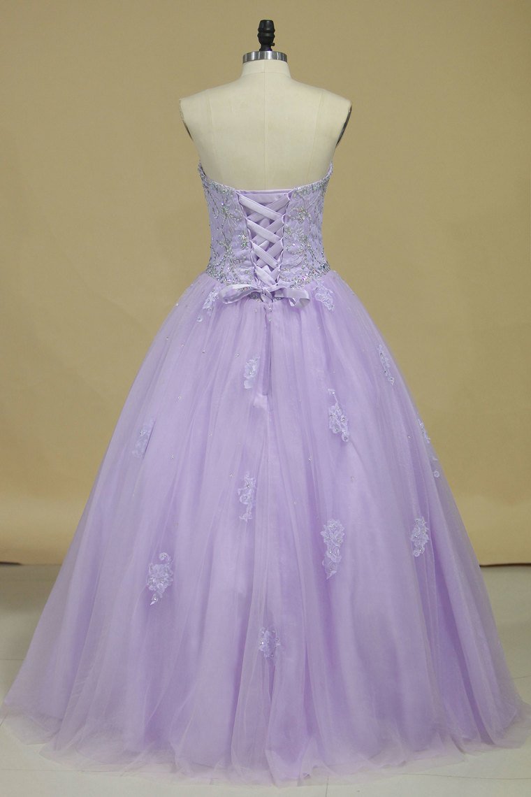 Quinceanera Dresses Sweetheart Tulle With Beads And Jacket
