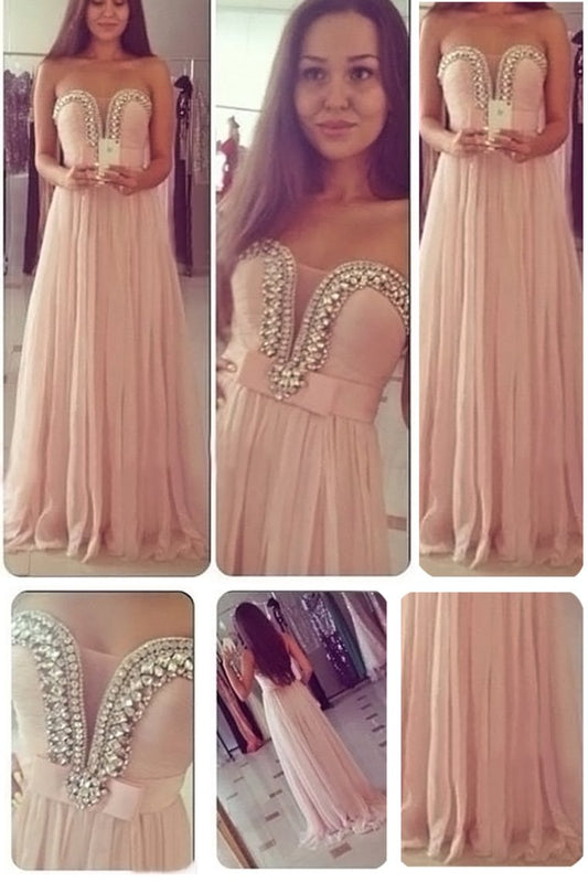 Prom Dresses Sweetheart A Line Chiffon With Ruffles