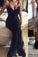 2024 Long Beaded Lace Vintage V-Neck Sexy Prom Dresses WK060