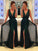 Sheath Deep V-Neck Sweep Train Dark Green Lace Sleeveless Prom Dress with Split Sequins WK697