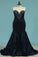 New Arrival Prom Dresses Sweetheart Satin With Beading Mermaid