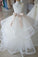 Straps Ivory Long Flower Girl Dress with Bow Cute Flower Girl Dresses with Belt WK885