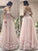 A-Line Off the Shoulder Pearl Pink Sweetheart Tulle Prom Dresses with Applique Beads WK821