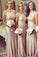 sparkle long champagne sequin bridesmaid dress lace sleeves bridesmaid dress WK717