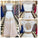 A-line Two Piece Long Floor Length Scoop White Lace Prom Dresses with Open Back WK774