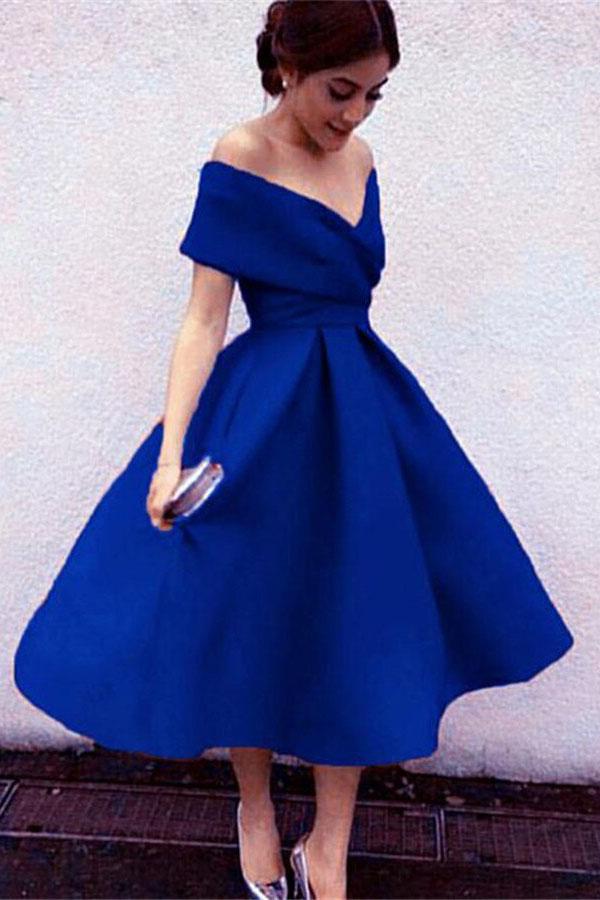 Elegant Knee Length Prom Dresses Vintage Homecoming Dresses WK154