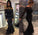 2024 New Style Mermaid Long Sleeves Black Lace Scoop Long Evening Dresses WK762