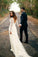 Sexy Gorgeous Mermaid Long Sleeves V-Neck Backless White Lace Wedding Dresses WK313