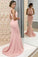 Cheap Elegant Long A-Line Halter Pink Satin Mermaid Bridesmaid Dresses WK15
