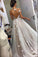 A Line Gray Tulle Open Back Butterfly Sleeveless Long Party Dresses Prom Dresses WK10