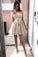 Cute A Line Halter Backless Satin Above Knee Short Prom Dresses Homecoming Dresses WK946
